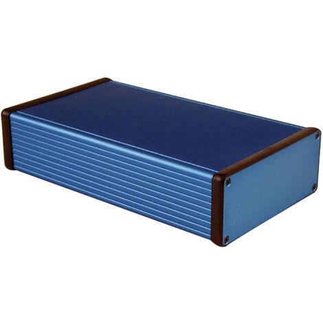 Hammond Electronics  1455Q2201BU Universal-Gehäuse 220 x 125 x 51.5  Aluminium  Blau 1 St.