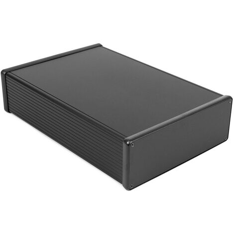 Hammond Electronics  1455U2801BK Universal-Gehäuse 280 x 191 x 66  Aluminium extrudiert Schwarz (elo