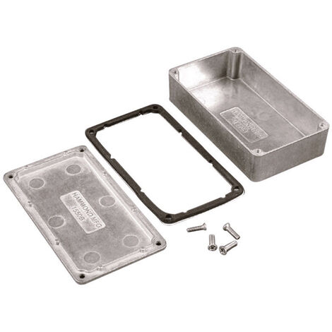 Hammond Electronics  1550WPBK Universal-Gehäuse 80 x 55 x 25  Aluminium  Schwarz 1 St.