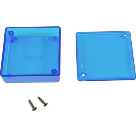 HAMMOND ELECTRONICS 1551TTBU 1551TTBU-CUSTODIA UNIVERSALE 60 X 60 X 20 ABS BLU (TRASPARENTE) 1 PEZZO