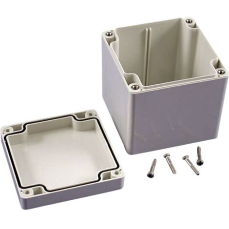 Hammond Electronics 1554EEGY Contenitore universale 90 x 90 x 90 ABS Grigio 1 pz.