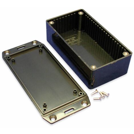 HAMMOND ELECTRONICS 1591CFLBK EURO-CASE 120 X 65 X 40 ABS NERO 1 PEZZO