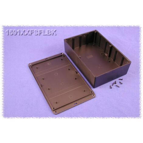 Hammond Electronics 1591XXGSFLBK Universal-Gehäuse 121 x 94 x 34 ABS Schwarz 1 St.
