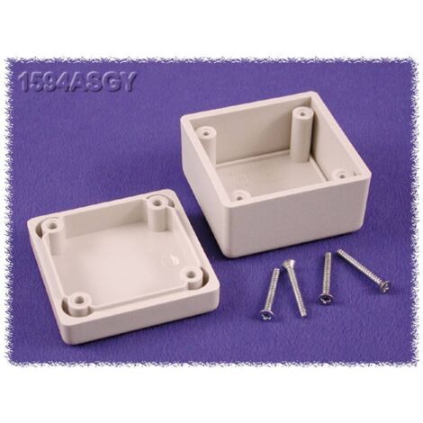 Hammond Electronics 1594ASGY Contenitore universale 56 x 56 x 40 ABS Grigio 1 pz.