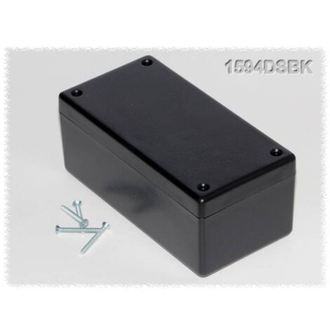 Hammond Electronics 1594DSBK Contenitore universale 131 x 66 x 55 ABS Nero 1 pz.