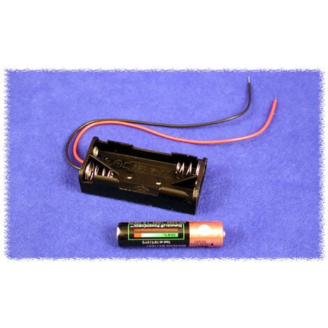 BeMatik - Batteriefach Batteriehalter für 2 AAA LR03 1,5V Batterien:  : Elektronik & Foto