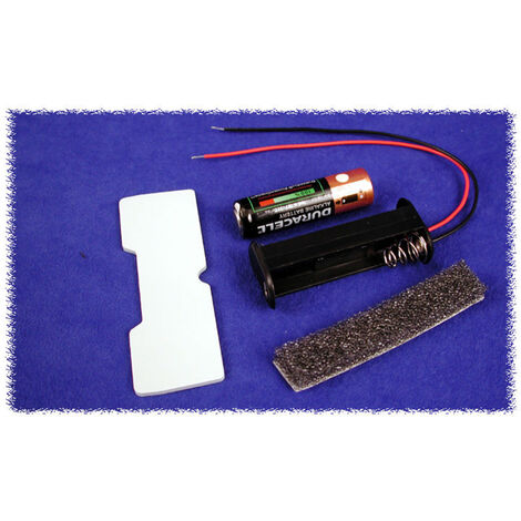 Hammond Electronics BH2AAW  Batteriehalter 2 x AA Kunststoff Schwarz  1 St.