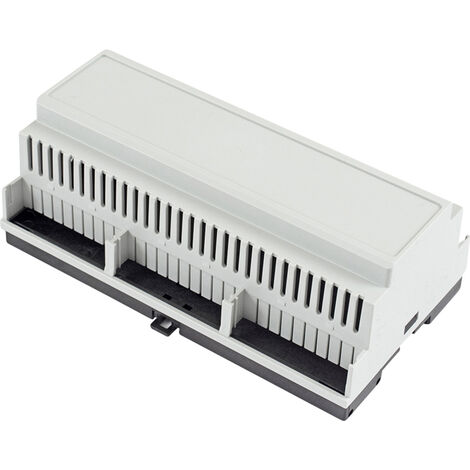 Hammond Electronics  Hutschienen-Gehäuse  90 x 158 x 58  Polycarbonat Lichtgrau 1 St.