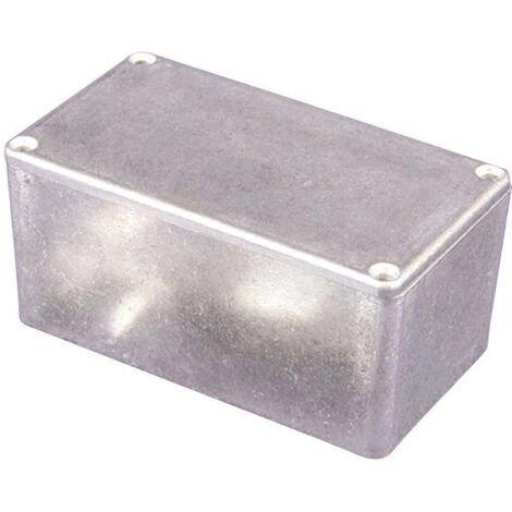 Hammond Electronics  Universal-Gehäuse (L x B x H) 140 x 102 x 76 mm Aluminium  Schwarz 1 St.