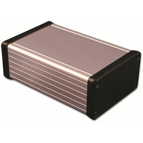 HAMMOND Profil-Gehäuse,1455K1202, Extruded Aluminium, klar Aluminium, IP54, 120x78x43 mm