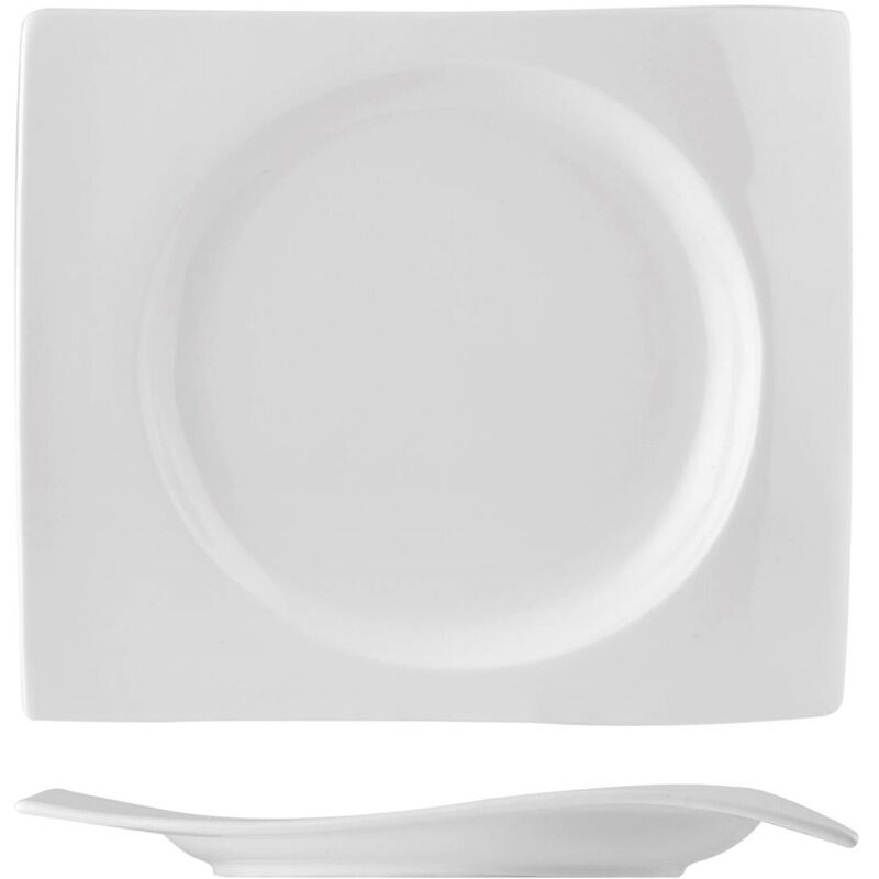 H&H - Piatto rettangolare in porcellana