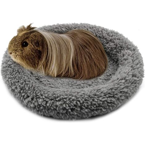 Hamster bed, round velvet warm sleeping mat, suitable for small animals such as hamster/hedgehog/squirrel/mouse/mouse a