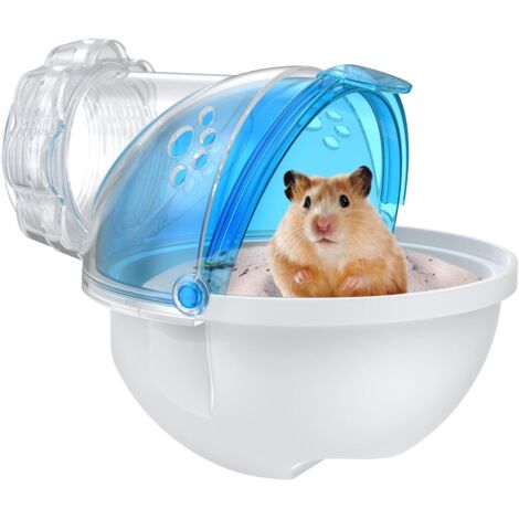 Hamster-Sandbadbehälter, Hamster-Sandbad, Hamsterbad, Hamster-Staubbad, Hamster-Badezimmer
