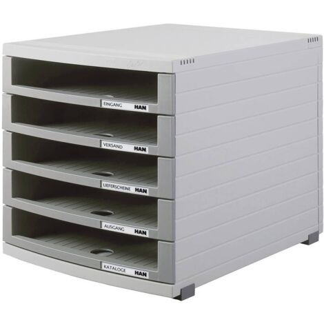 Han CONTUR Cassettiera Grigia 30,81 cm