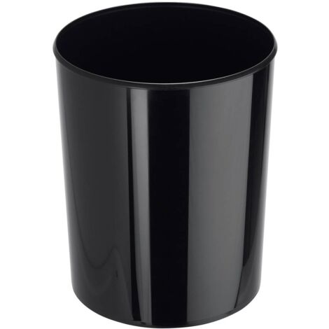 HAN i-LINE 18200-13 Cestino per la carta 20 l (Ø x A) 28.3 cm x 34 cm Stirolo metilmetacrilato SMMA Nero 1 pz.