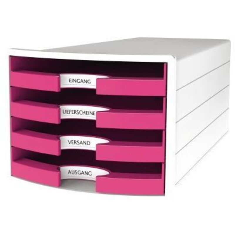 HAN - impuls 2.0 1013-56 Caisson à tiroirs blanc din A4, din C4 Nombre de tiroirs: 4