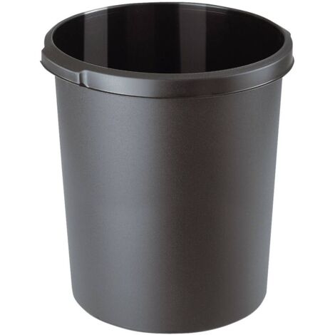 HAN KLASSIK 1834-13 Corbeille à papier 30 l (Ø x H) 303 mm x 410 mm noir 1 pc(s) - noir