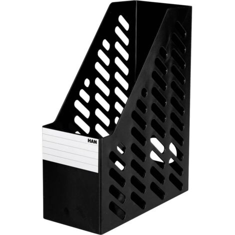 HAN KLASSIK XXL 1603-13 Porta riviste DIN A4, DIN C4 Nero Polistirolo 2 pz.