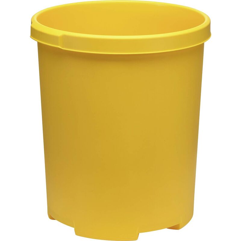 Corbeille à papier HAN klassik xxl 1836-15 50 l (ø x h) 430 mm x 490 mm polypropylène jaune 1 pc(s) W676352