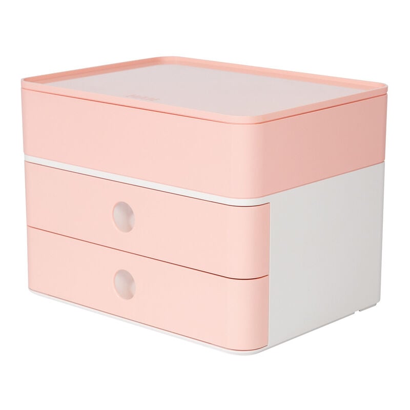 HAN - HA-1100-86 Smart-box Plus Allison 2 tiroirs et boîte rose flamant