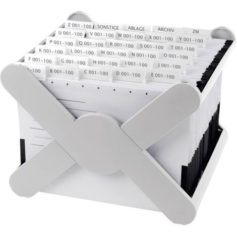 HAN Supporto per cartelle sospese X-CROSS 19071-11 Grigio luminescente 1 pz.