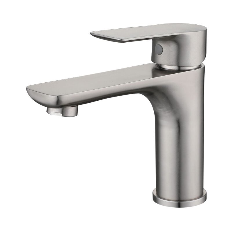 Hand basin faucet stainless steel mixer tap with cold and hot water basin faucet