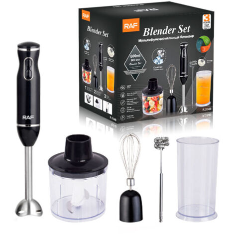 Hand Blenders, 5 in 1 Hand Blender, 800W Soup Blender with , 500ml Chopper and 600ml Blender BPA Free