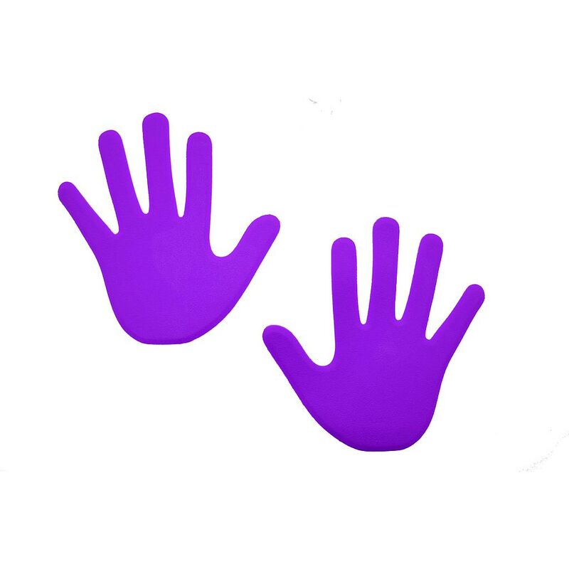 Hand Floor Marker (Pack of 6) Purple - Purple
