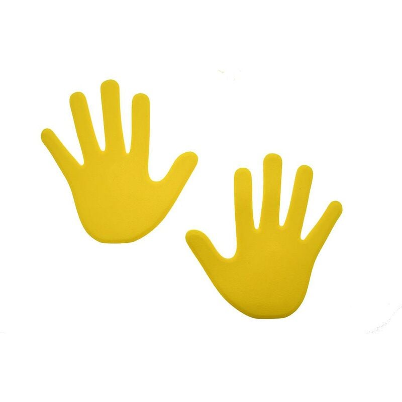 Hand Floor Marker (Pack of 6) Yellow - Yellow