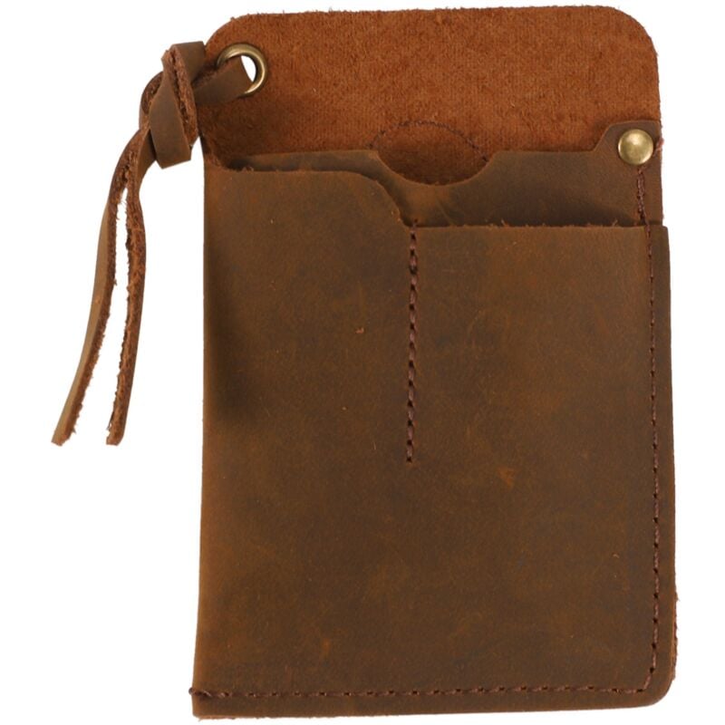 Image of Hand Gefertigte edc Organizer Leder Scheide / Slip Pouch Case für Lampe Multi Werkzeug Messer Stift