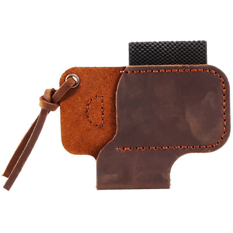 Image of Hand Gemachte Leder Scheide Messer Lampen Halter edc Werkzeug