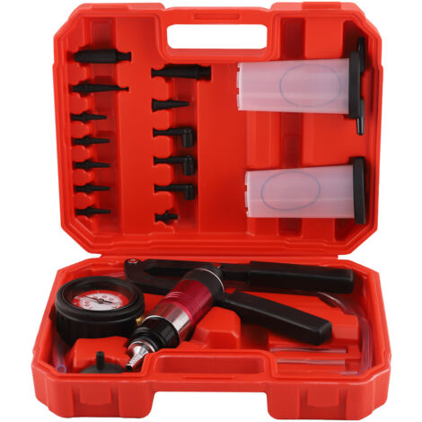HAND HELD vuoto e pressione POMPA Tester Kit Vacuum Pressure Test Tool kit
