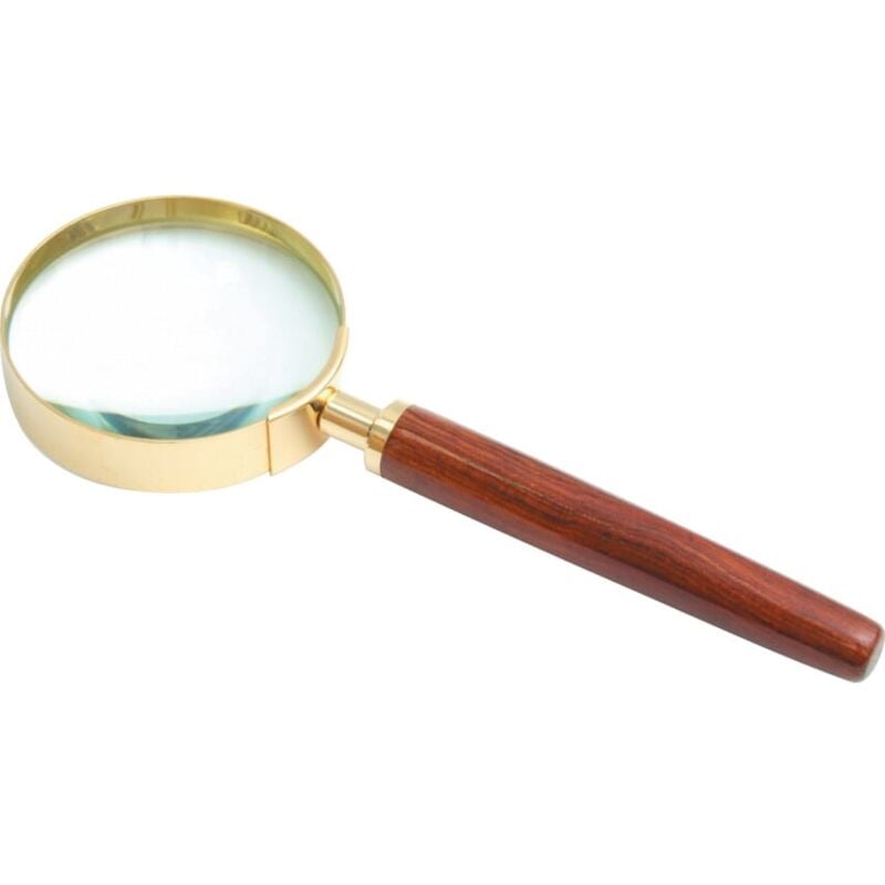 Deluxe High Power Hand Magnifier 4X mag - Oxford