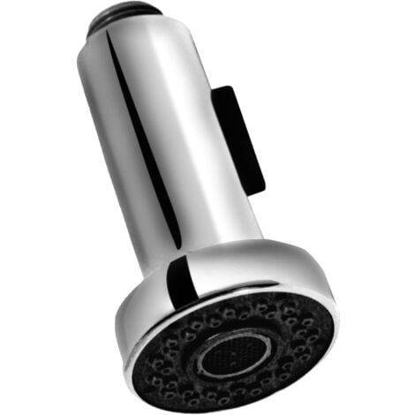 SJQKA Hand shower, kitchen fittings, 2 nozzles, shower head, replacement hand shower for kitchen mixer, coating, G1/2 inch/61008