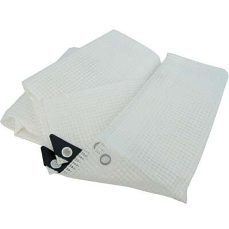 Telone Protettivo Trasparente In PVC Con Occhielli - Antistrappo E Impermeabile Per Esterni (3x9m)