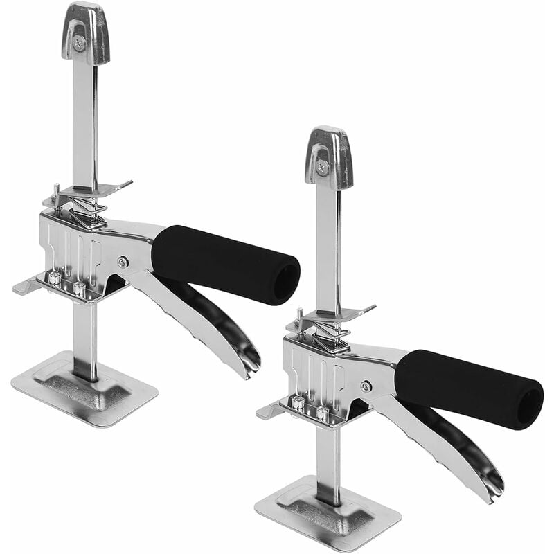 Hand Tool Lifting Arm 2 Pack All Steel Multi-Function Lifter Ceramic Tile Height Adjuster Lifter for Construction Walls and Floors Tile Door Panels