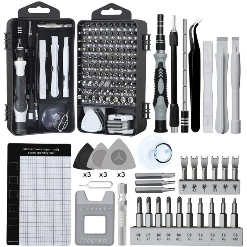 Gabrielle - Hand Tools 138 in 1 Mini Precision Screwdriver Set Kit Tools Small Box Torx Screwdriver Computer Laptop pc Disassembly for MacBook iPhone