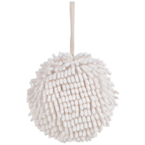 Hand Towel Hanging Cute Thickened Absorbent Quick Drying Soft Ball Hand Towels for Kitchen Bathroom