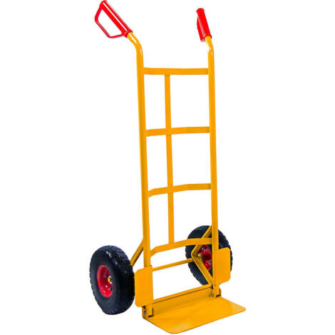Hand Truck Sack Trolley Heavy Duty 200kg Load Steel Frame Wolf