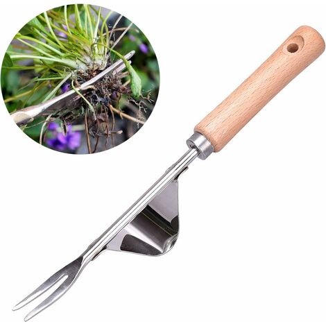 Garden Weeder Tool Weed Grass Root Remover Weeding Hook Planting Manual  Digging
