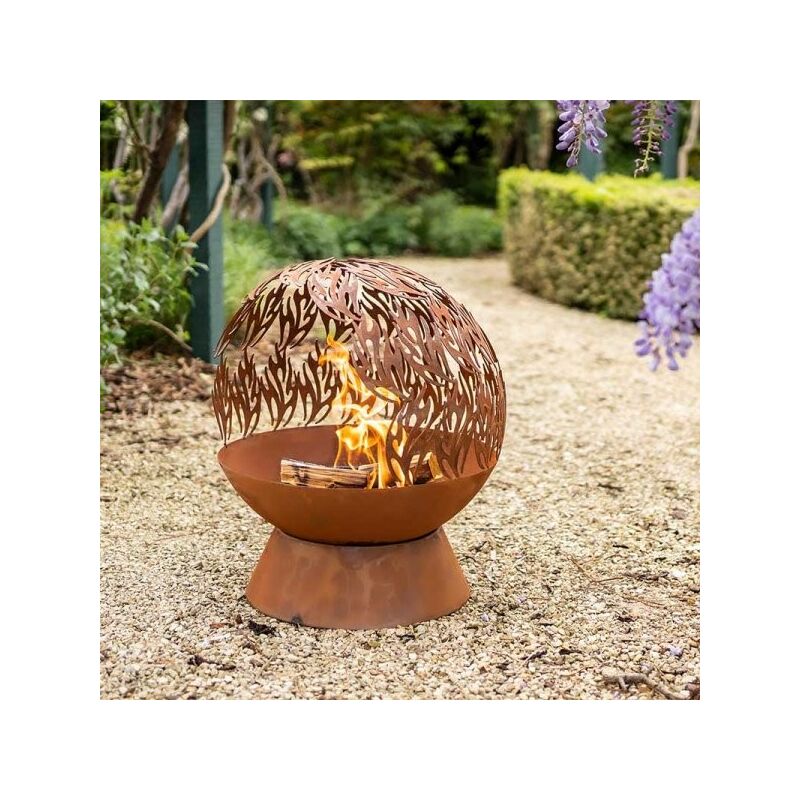 Marco Paul - Smart Garden Havana Fuego Fire Globe Sphere Fire Pit Basket Bowl Heater