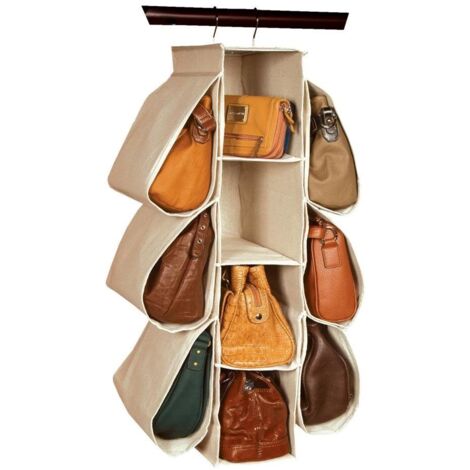 Handbag Storage Bag, Hanging Closet Pouch Non-woven Organizer