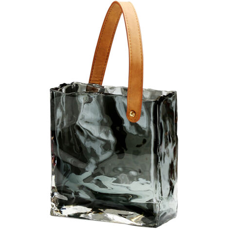 Handbag Vase Original Color Glass Vase Fish Tank Glass Vase Handmade Vase