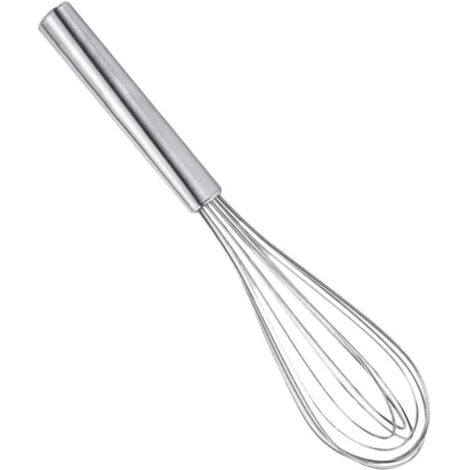 Handbesen aus Edelstahl zum Mischen von Soßen, Eiern und Pfannkuchen