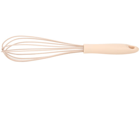Handbesen aus rosa Silikon für Küche, Mixer und Handrührgerät