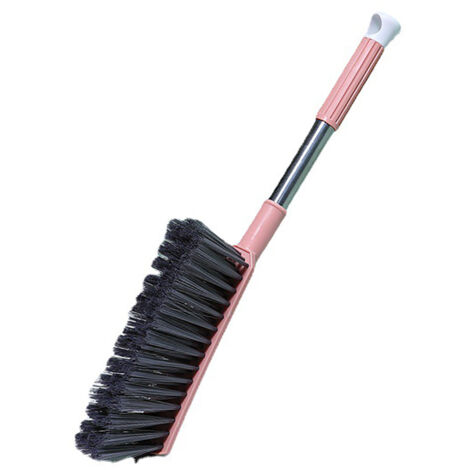 Handbesen mit langem Stiel zum Abstauben von Decken – Weiche Bürste zur Reinigung von Betten und Sofas – PP/Pflanzenmaterial – 43 cm