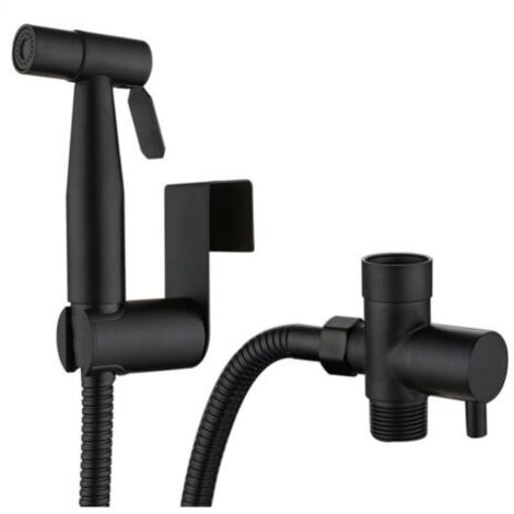 Handbrause für Badezimmer, Handbrause-Set für Badezimmer, Duschkopf für Badezimmer mit Schlauch, schwarz