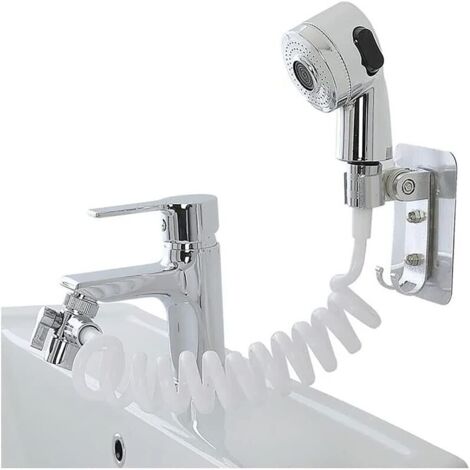 HANDBRAUSE,TRAGBAREDUSCHE,WASCHBECKEN,ANTI-KALK-SCHLAUCH,CAMPING-SCHLÜSSEL8826