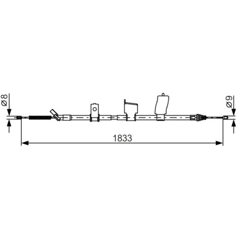 HANDBREMSKABEL 1987482340 BOSCH