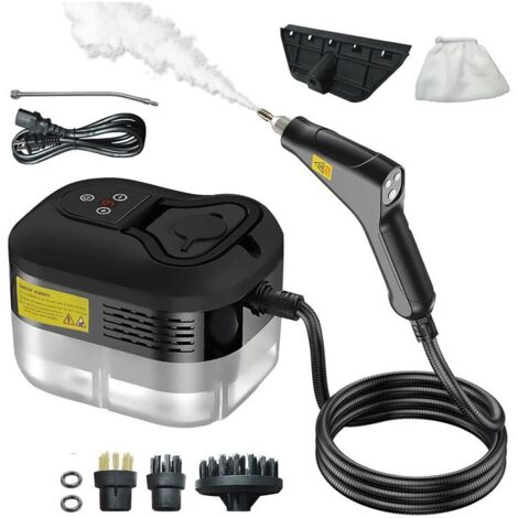 Handdampfreiniger, Hochdruckdampfreiniger zum Reinigen, tragbare Haushaltsdampfreinigungsmaschine mit 3 Bürsten für Auto, Küche, Möbel, Fugen, Fliesen MUMU
